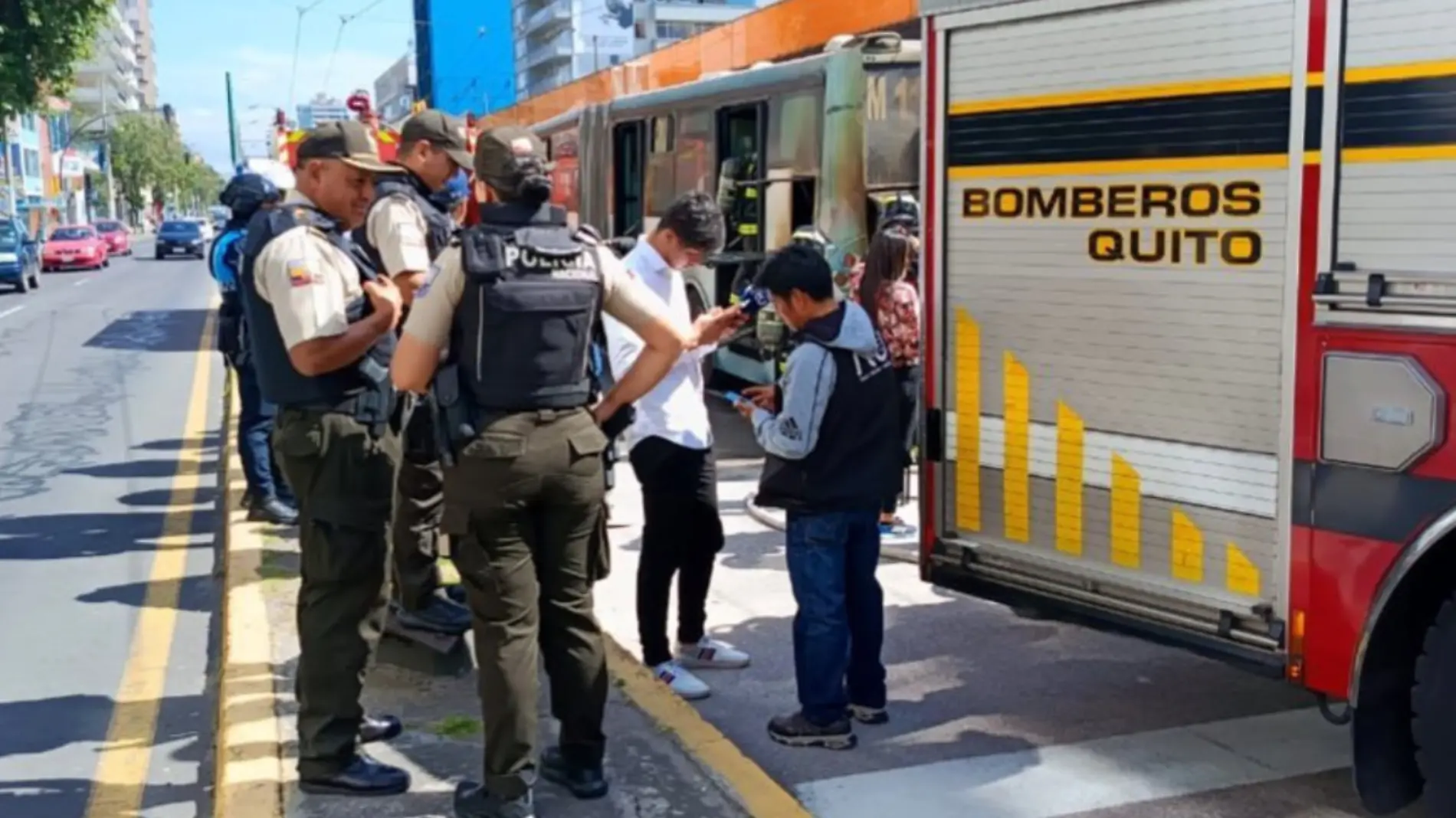 Incendio Ecuador